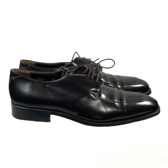To Boot New York Adam Derrick Mens Brown Leather Oxford Dress Shoes 3221 Size 13 - Picture 1 of 10